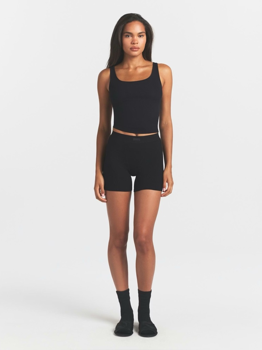 **NWOT**NO LONGER SOLD** SKIMS Soft Lounge Boxer — Onyx